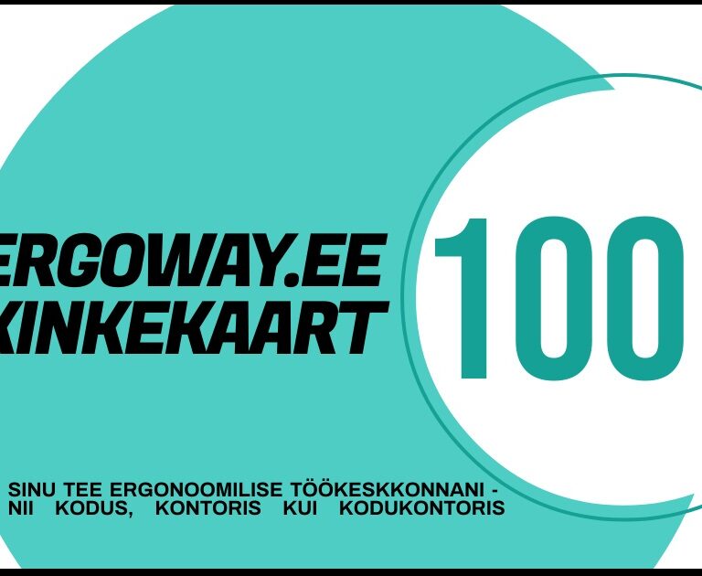 Ergoway kinkekaart 100 €