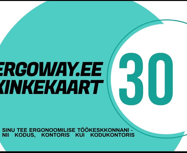 Ergoway kinkekaart 30 €