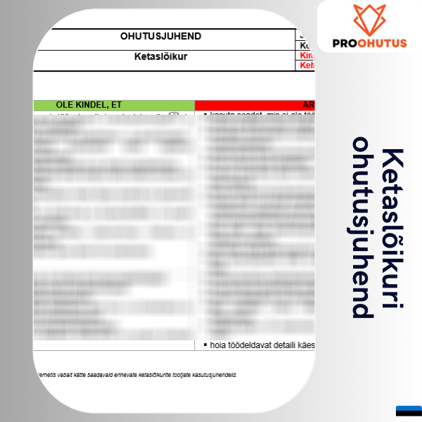 307 Ketaslõikuri ohutusjuhend 3 307 Ketaslõikuri ohutusjuhend - Image 3