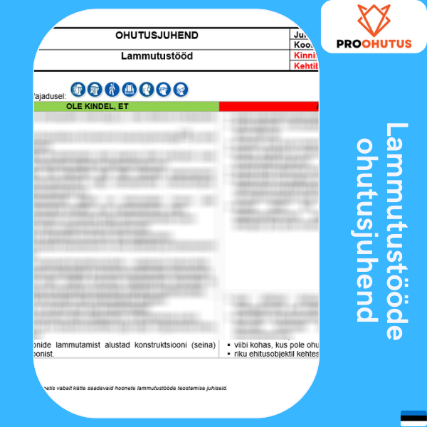 137 Lammutustööde ohutusjuhend 2 Lammutustööde ohutusjuhend eestikeelne