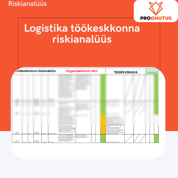 511 Laonduse ja logistika töökeskkonna riskianalüüs 4 511 Laonduse ja logistika töökeskkonna riskianalüüs - Image 4
