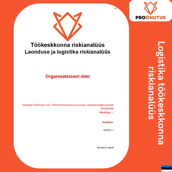 511 Laonduse ja logistika töökeskkonna riskianalüüs 2 511 Laonduse ja logistika töökeskkonna riskianalüüs - Image 2