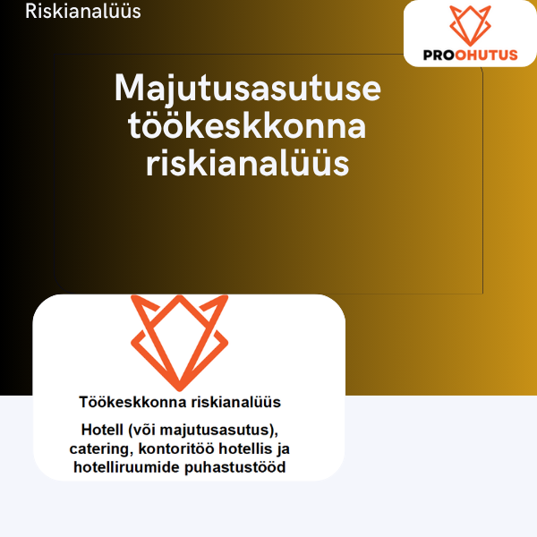 Majutusasutuse töökeskkonna riskianalüüs